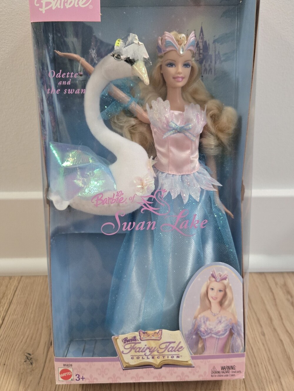 New 2003 Mattel Barbie Odette and the swan Princess